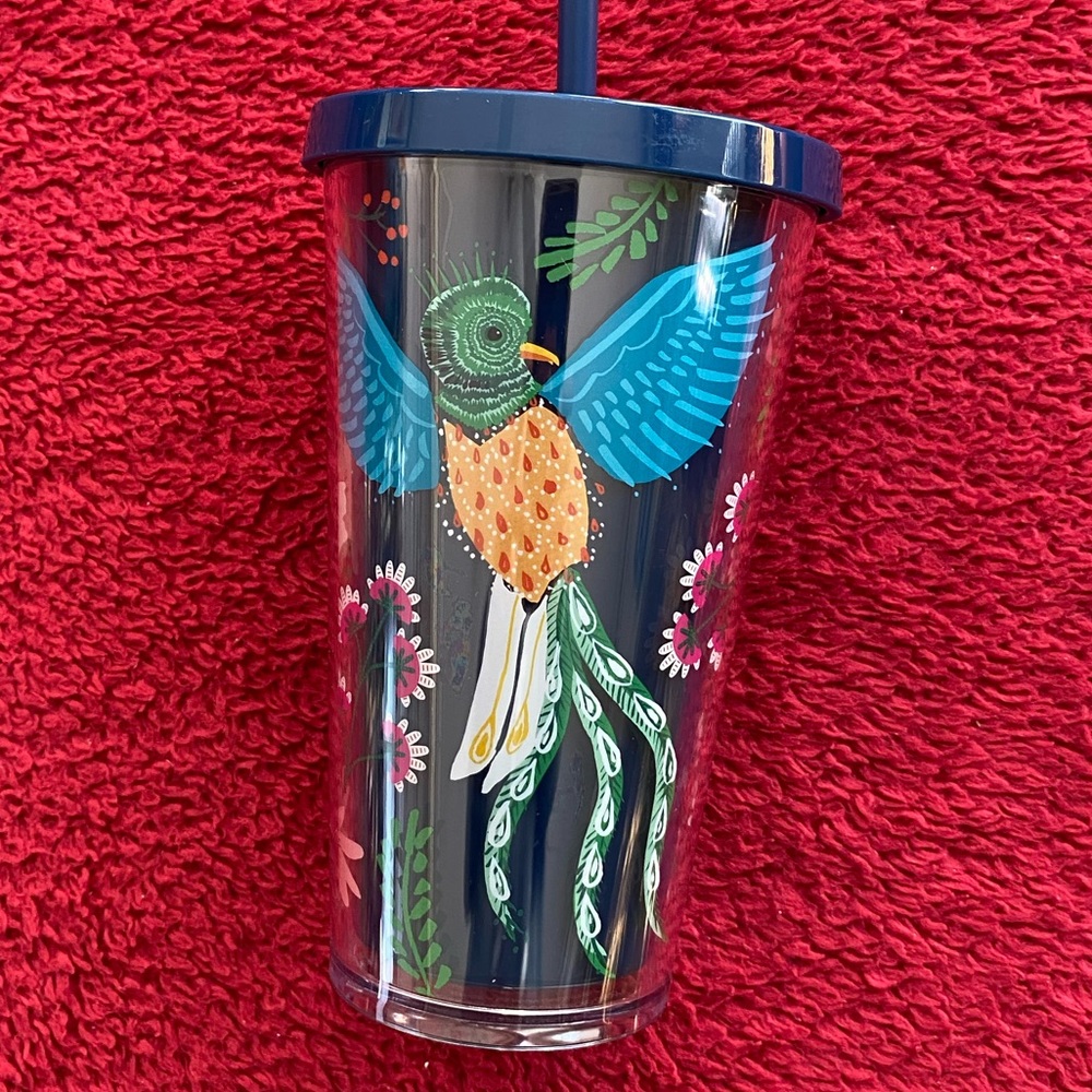 Starbucks 16oz Cup With Parrot